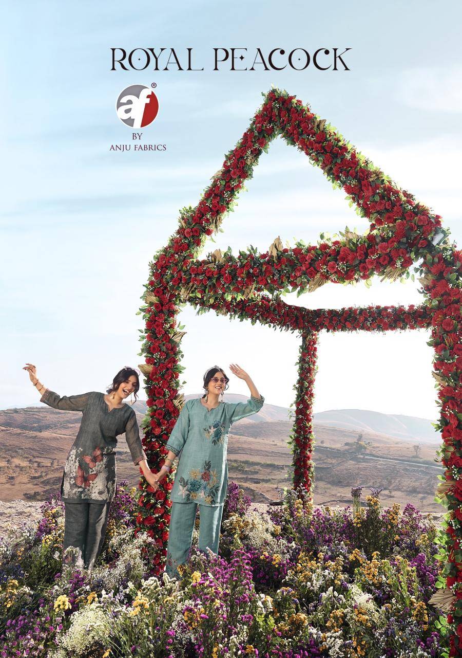 Anju fabrics royal peacock coord set Kurtis for sale in Mumbai